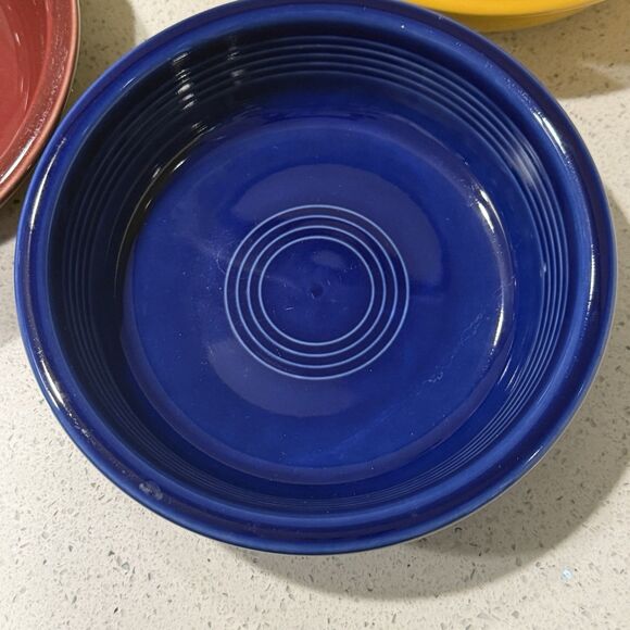 FIESTA set of 4 Mixed Colors 7” medium Cereal Bowls 19 oz Fiestaware - Picture 4 of 12